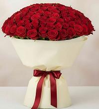 Букет 101 Красная роза Милано #REPLACE_PRED# Каменной Балке