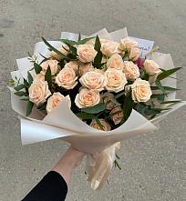 Букет Кремовые розы Латте #REPLACE_PRED# Каменной Балке