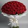 Букет 101 Красная роза Блэк Мэджик в Каменной Балке