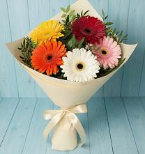 Букет цветов из:  Герберы в Каменной Балке