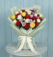 Букет цветов из:  Розы #REPLACE_PRED# Каменной Балке