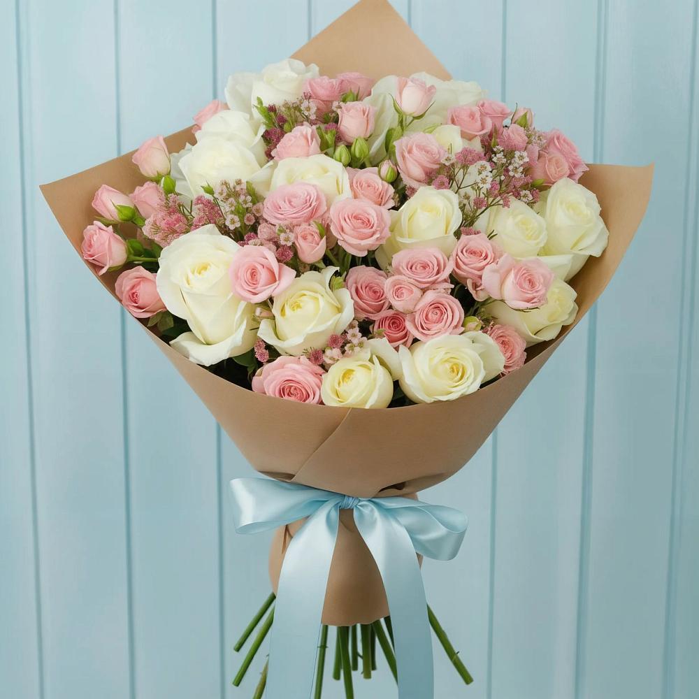 Букет цветов из: Розы в Каменной Балке