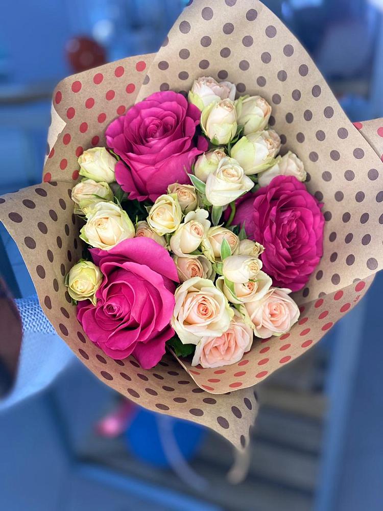 Букет цветов из: Розы в Каменной Балке