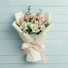 Букет цветов из:  Альстромерии в Каменной Балке