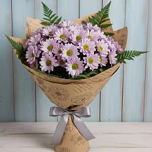 Букет цветов из:  Хризантемы в Каменной Балке