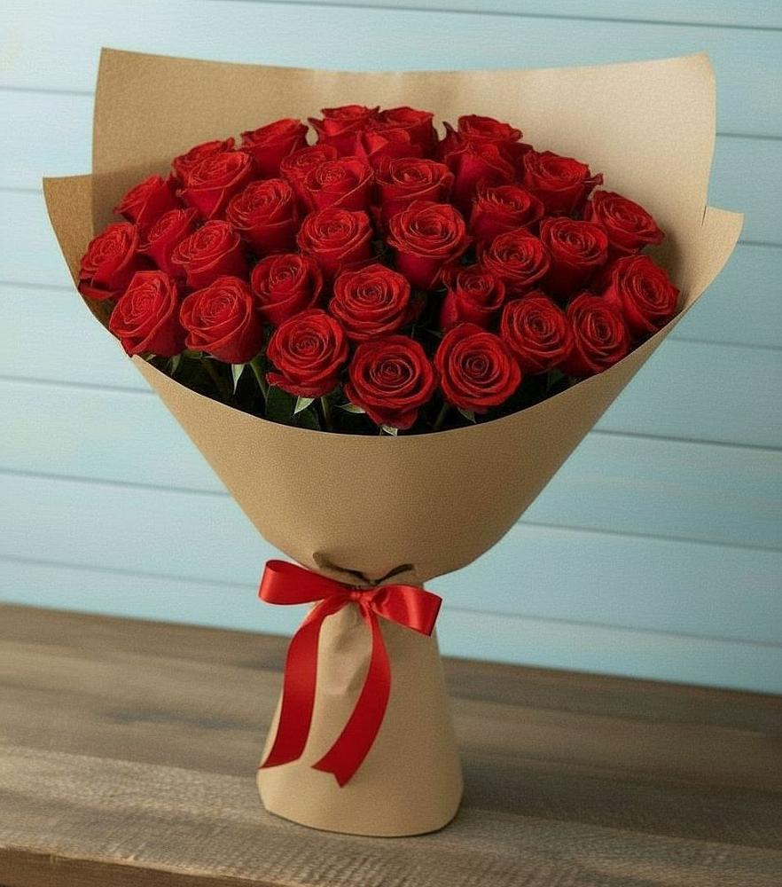 Букет Красные розы Милано в Каменной Балке