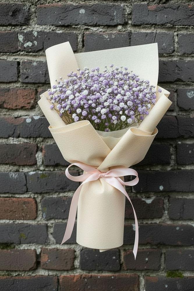 Букет цветов из: Гипсофила в Каменной Балке