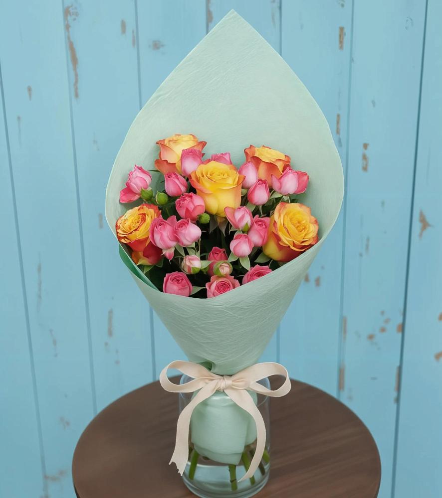 Букет цветов из: Розы в Каменной Балке