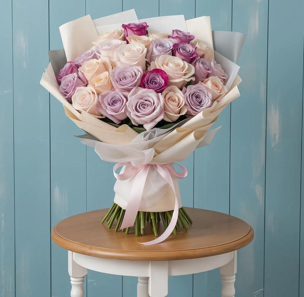 Букет цветов из: Розы в Каменной Балке