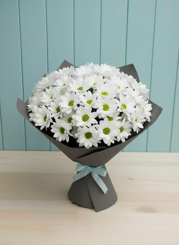 Букет цветов из: Хризантемы в Каменной Балке