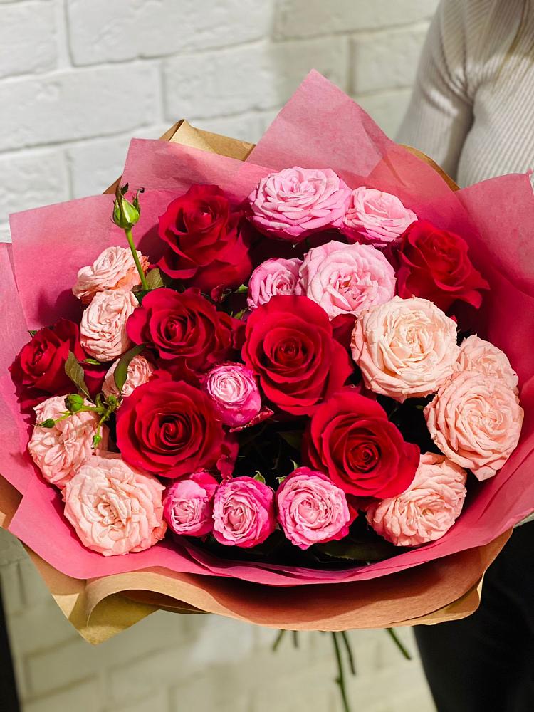 Букет цветов из: Розы в Каменной Балке