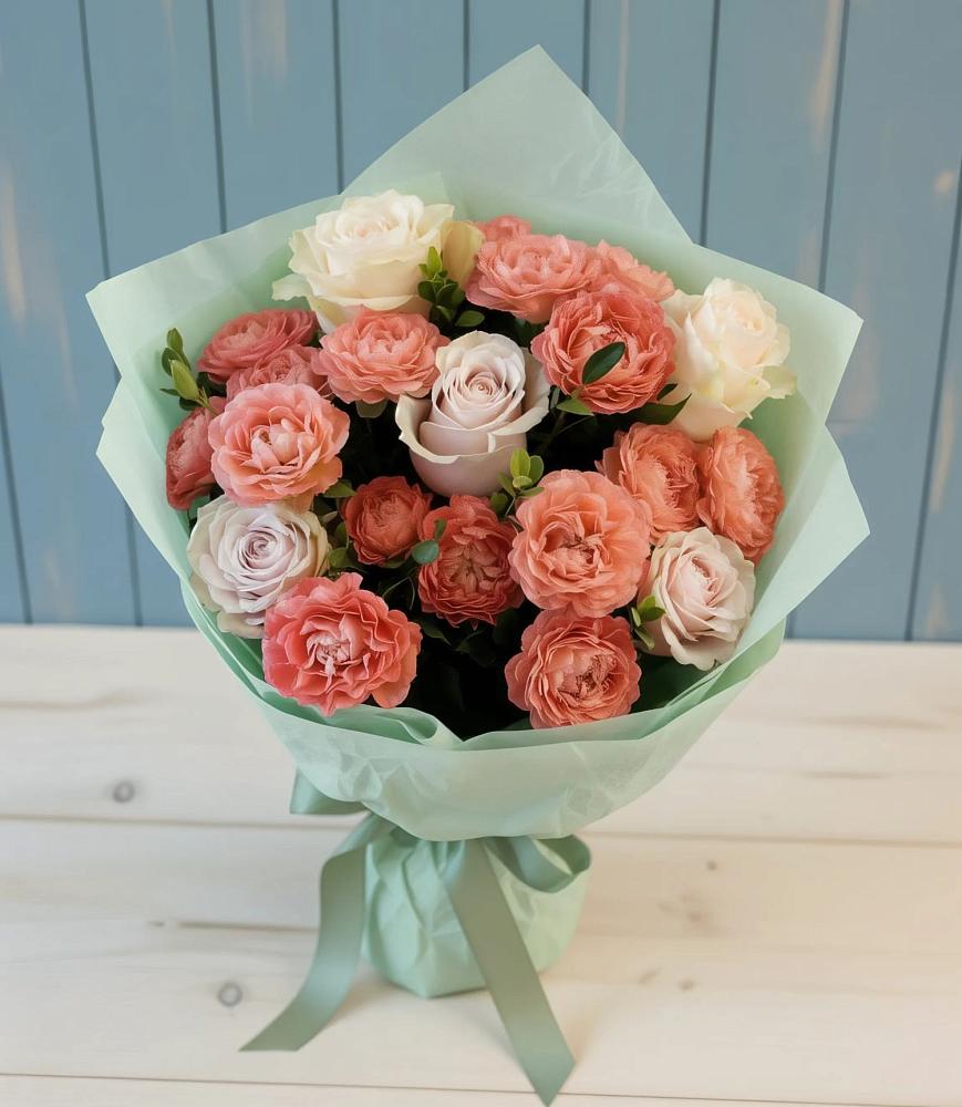 Букет цветов из: Розы в Каменной Балке