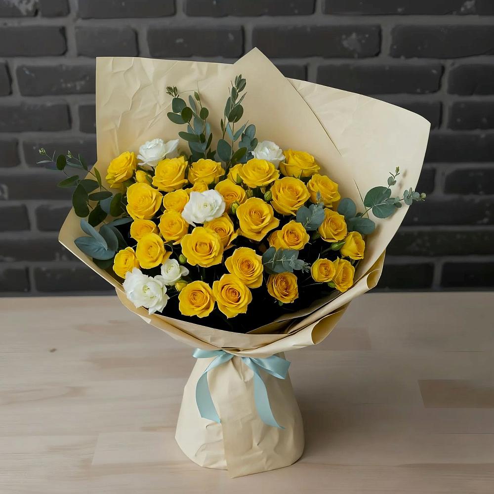 Букет цветов из: Розы в Каменной Балке