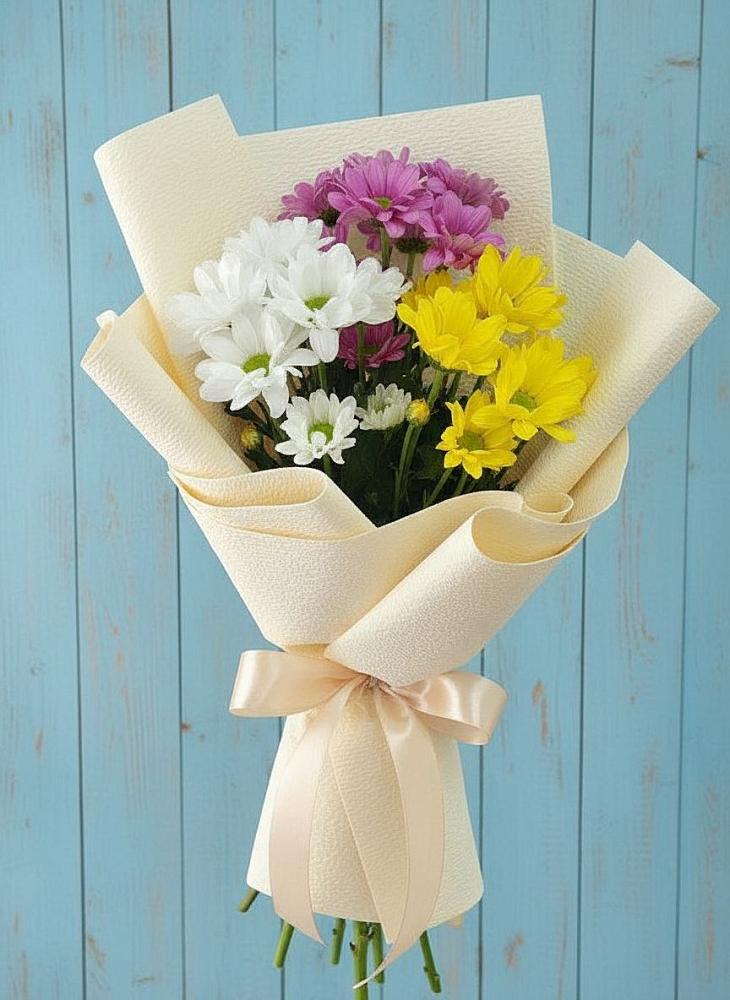 Букет цветов из: Хризантемы в Каменной Балке