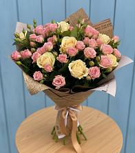 Букет цветов из:  Розы в Каменной Балке