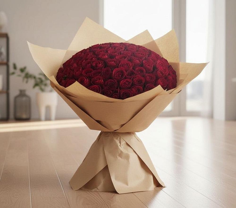 Букет 101 Красная роза в Каменной Балке
