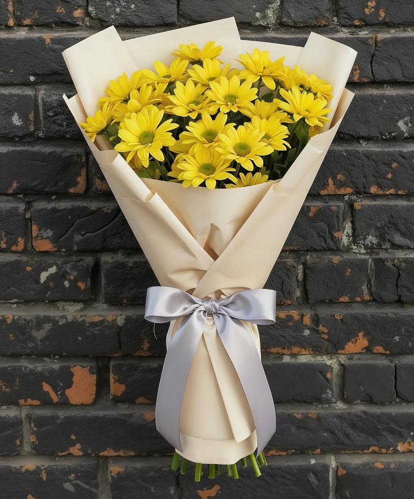 Букет цветов из: Хризантемы в Каменной Балке