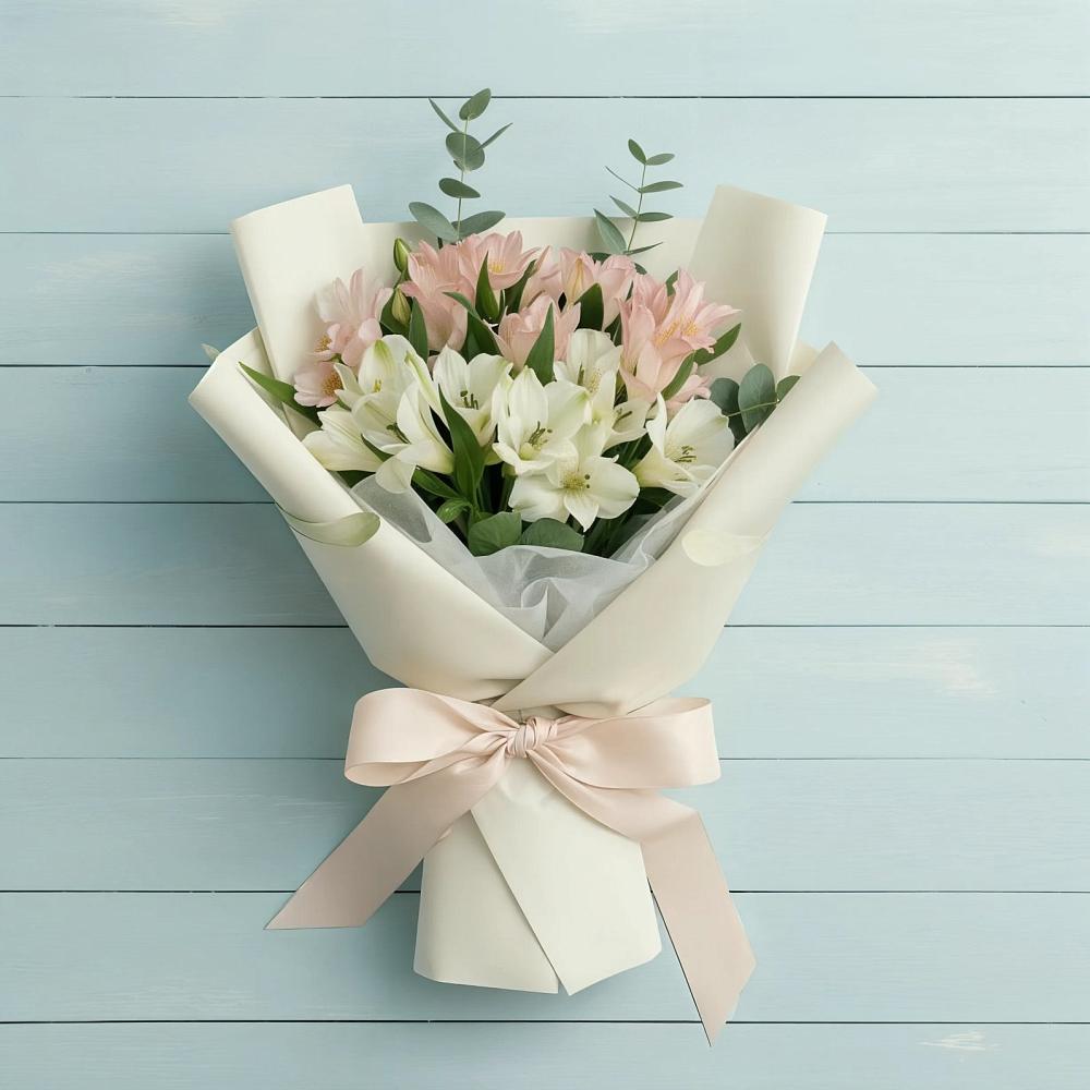 Букет цветов из: Альстромерии в Каменной Балке