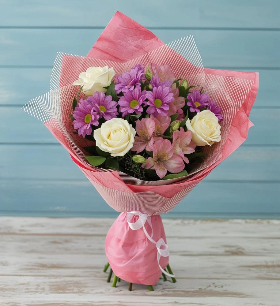 Букет цветов из: Герберы в Каменной Балке