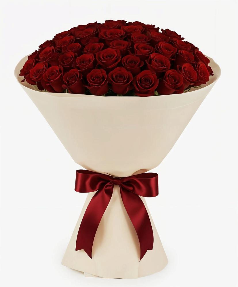 Букет 101 Бордовая роза Блэк Бакарра в Каменной Балке