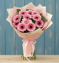 Букет цветов из:  Герберы #REPLACE_PRED# Каменной Балке